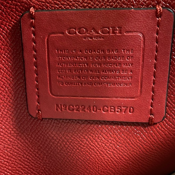 NWT💃Coach Mollie Tote 25 In Signature Jacquard With Stripes - Picture 12 of 13